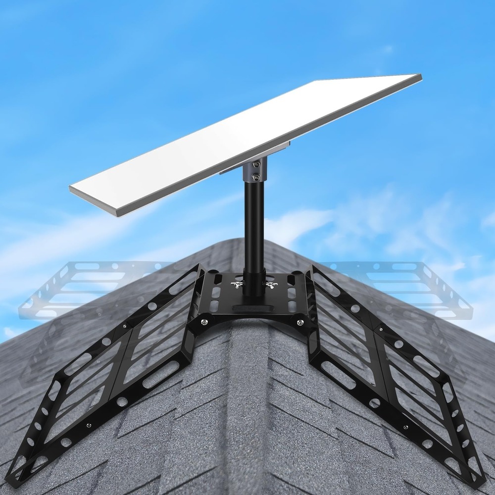GADFISH Gen 3 Starlink Roof Ridge Mount Adjustable Angle No Drill Installation
